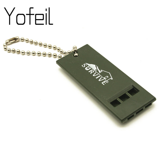 Outdoor Multiple Audio Survival Whistle First Aid Kits Emergency Signal Rescue Sport Referee Practical Team Gift