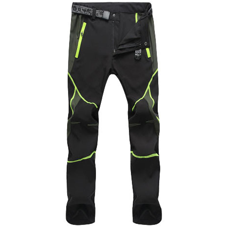 Summer Hiking Pants for Men Quick Drying Outdoor Workwear Men Clothing Color Stitching Climbing Pantalon Windproof Men's Pants