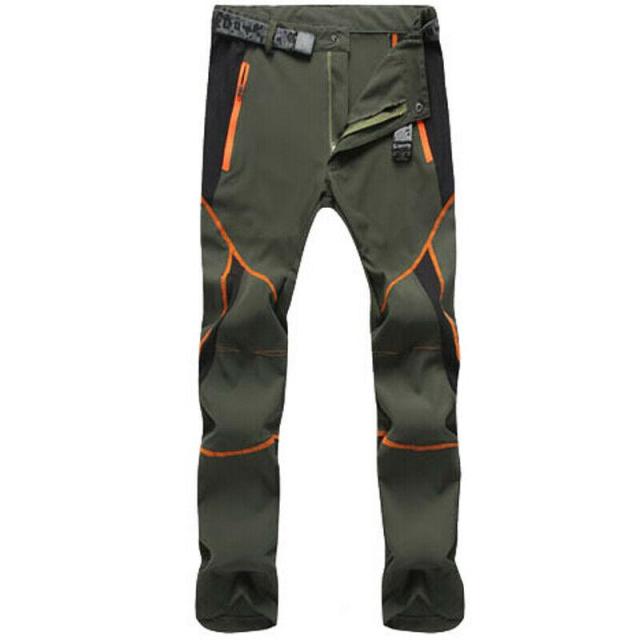 Summer Hiking Pants for Men Quick Drying Outdoor Workwear Men Clothing Color Stitching Climbing Pantalon Windproof Men's Pants