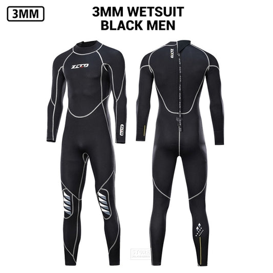 Men Wetsuit 3mm Neoprene Surfing Scuba Diving Snorkeling Swimming Body Suit Wet Suit Surf Kitesurf Clothes Equipment