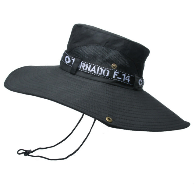 New Boonie Hat Men Anti-UV Sun Hats Outdoor Fishing Cap Fashion Big Brim Caps Women's Summer Hat Male Bucket Hat Sombrero Gorros