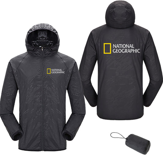 National Geographic Waterproof jacket Sun Protection jacket Clothing Fishing Quick Dry Skin Windbreaker Sports outdoor jacket