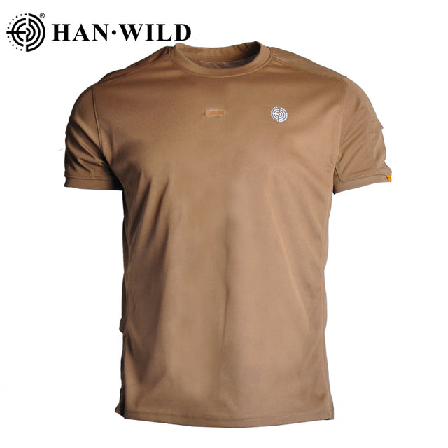 Summer Military Camouflage T Shirts Quick-Drying Men Clothing Hiking hunting outfit T-Shirt Short Sleeve Tactical Combat Shirt
